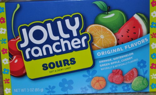 Jolly Rancher Sours Soft & Chewy Candy (3 Oz Box) logo