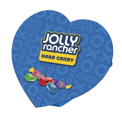 Jolly Rancher Valentines Hard Candy Assortment Heart, 8 Ounce logo