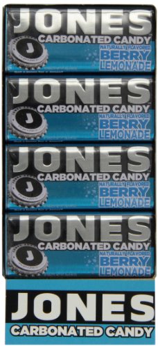 Jones Soda Candy Berry Lemonade Carbonated Candy, 0.89 ounce Tins (Pack of 16) logo