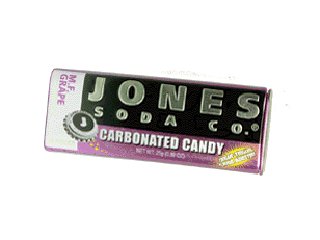 Jones Soda Carbonated M.F. Grape Candy logo