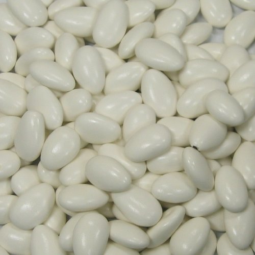 Jordan Almonds – White – 10 Lb. Box logo