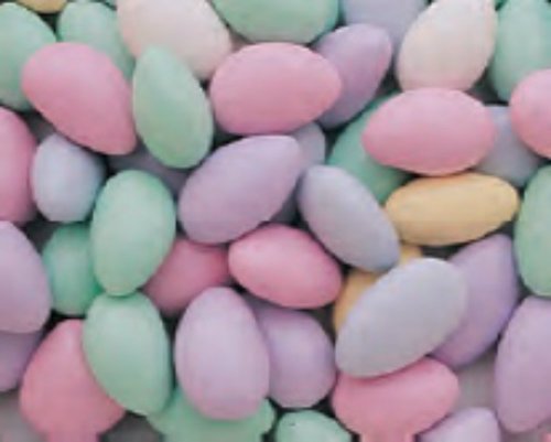 Jordanettes Assorted Pastel Jordan Almonds 1lb Bag logo