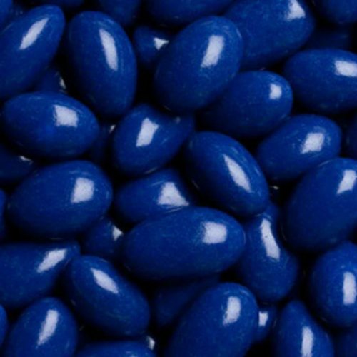 Jordanettes Dark Blue Jordan Almonds 1lb Bag logo