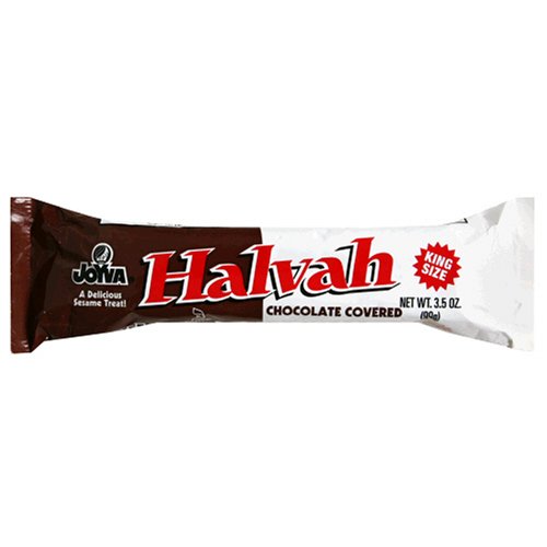 Joyva Halvah Bars, Chocolate Covered, 3.5 ounce Bars (Pack of 20) logo