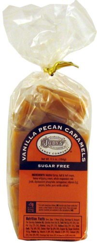 Judy’s Candy Co. Sugar Free Vanilla Pecan Caramels logo