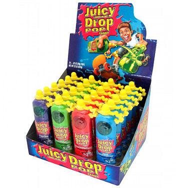 Juicy Drop Pops, 24 Count Display Box logo