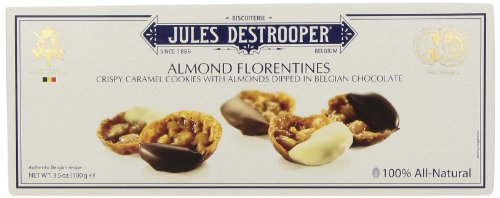 Jules Destrooper Almond Florentines, 3.5 Ounce logo