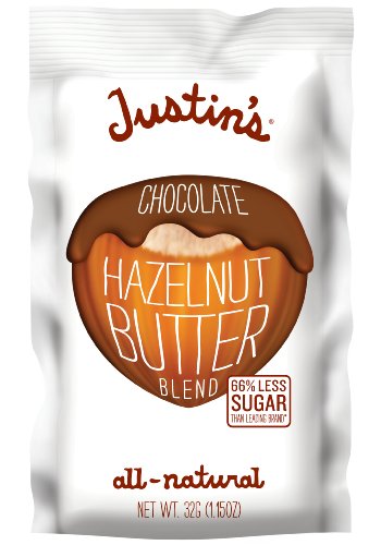 Justin’s Chocolate Hazelnut Butter Squeeze Packs, 1.15 Ounce (Pack of 10) logo