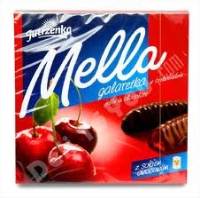 Jutrzenka Mella Cocolate Coated Cherry Jelly, 6.7oz logo