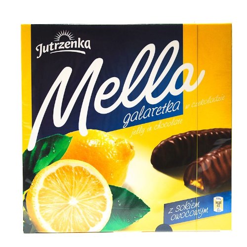 Jutrzenka Mella Cocolate Coated Lemon Jelly, 6.7oz logo