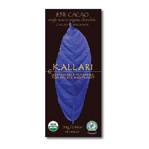 Kallari Organic Single Source Chocolate Bar 85% Cacao logo