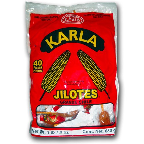 Karla Jilotes, Pineapple Flavor Corn Shaped Chili Covered Lollipops logo