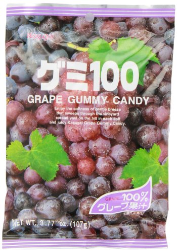 Kasugai Gummy Candy, Grape, 3.77 ounce Packages (Pack of 12) logo