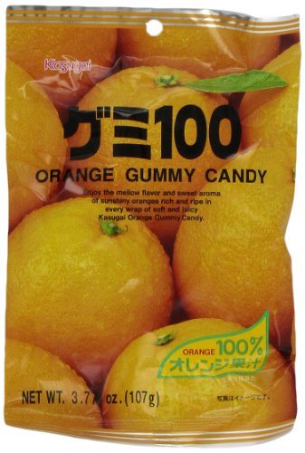 Kasugai Gummy Candy, Orange, 4.76 ounce Packages (Pack of 12) logo
