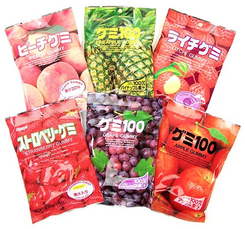 Kasugai Gummy Party Mix 6 Flavors logo