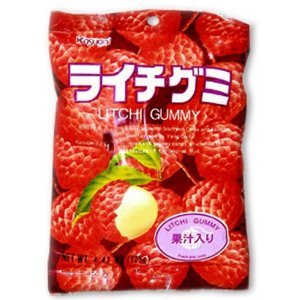 Kasugai Litchi (lychee) Gummy Candies logo