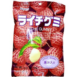 Kasugai Lychee Gummy 4.41 Oz logo