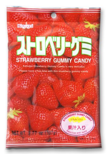 Kasugai Strawberry Gummy Candies logo