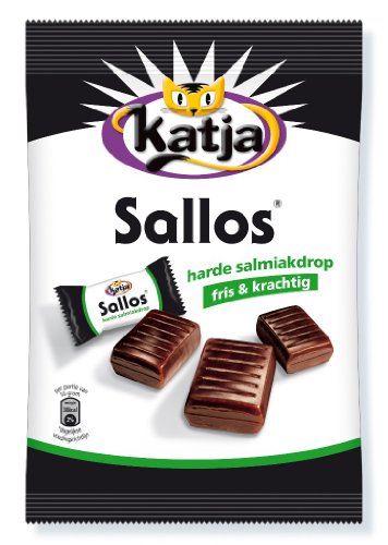 Katja Sallos Harde Salmiakdrop Fris & Krachtig 2 Bags X 225gr logo