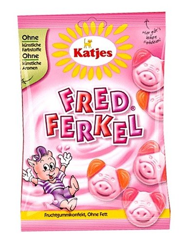 Katjes, Fred Ferkel, 7oz Bag logo