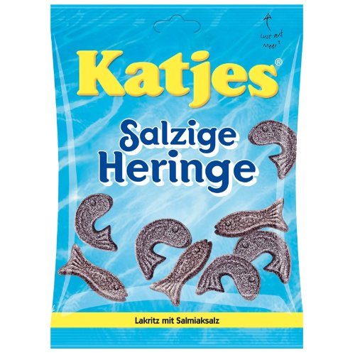 Katjes Salted Herrings Liquorice Candies 7.05 Ounce logo