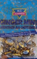 Kc Ginger Mint 100g, 3.52oz, Experience The Benefits Of Ginger,made In Trinidad & Tobago logo