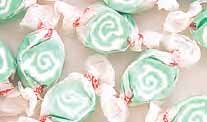 Key Lime Green Gourmet Salt Water Taffy 1 Pound Bag logo