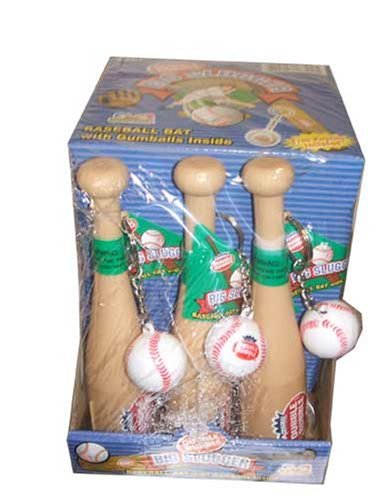 Kidsmania Big Slugger Dubble Bubble Baseball Bat and Keychains (Pack of 12) logo