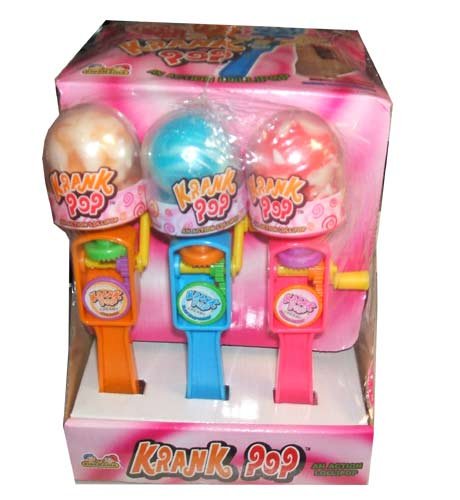 Kidsmania Krank Pop Action Lollipops 12 Count logo