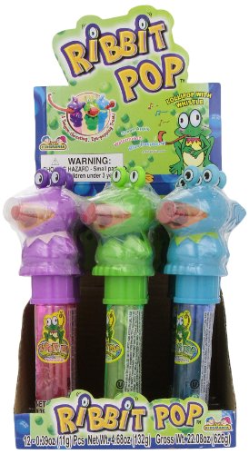 Kidsmania Ribbit Pop Lollipop Wwth Whistle, 0.38 ounce Whistles (Pack of 12) logo