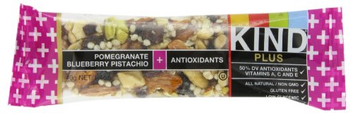 Kind Bar Plus: Pomegranate Blueberry Pistachio Plus Antioxidants; Box Of 12(1.4oz) logo