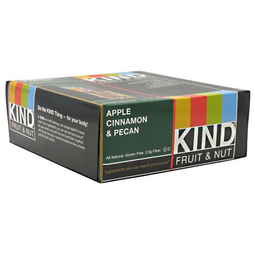 Kind Fruit & Nut 12 – 40g/1.4 Oz Bars [480g (16.8 Oz)] Apple Cinnamon & Pec logo