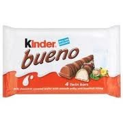 Kinder Bueno (milk & Hazelnuts) 3-pack logo