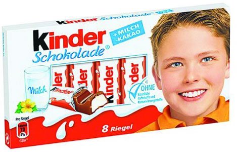 Kinder, Choc Bar Milk Mini 8pk, 3.5 Oz (Pack of 10) logo