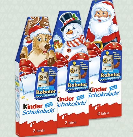 Kinder Chocolate 200g-christmas Edition-reindeer- Imported From Germany- Shipping From Usa logo
