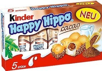 Kinder Cocoa Cream Biscuits : Single Pack of 5 Biscuits (Pack of 2) logo