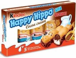 Kinder Happy Hippo Cocoa Cream (3×103.5g/3×3.65oz) Pack of 3 logo
