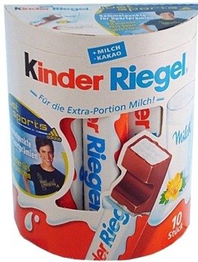 Kinder Riegel Chocolate Sticks ( 10’s ) logo