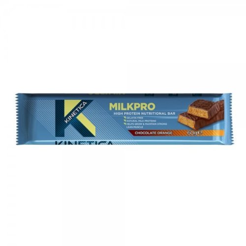 Kinetica Milk Pro Choc Orange Bar 60g logo