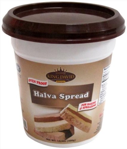 King David Oven Proof Kosher Halva Spread Pack of 4 logo