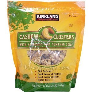 Kirkland Signature Cashew Clusters – 907g logo