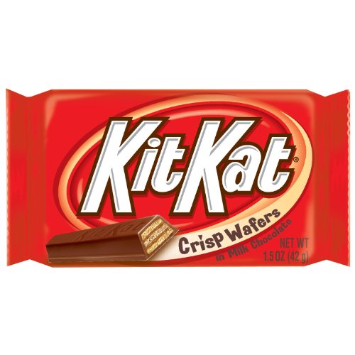 Kit Kat Candy Bar, Crisp Wafers In Milk Chocolate, 1.5 ounce Bars (Pack of 36) logo