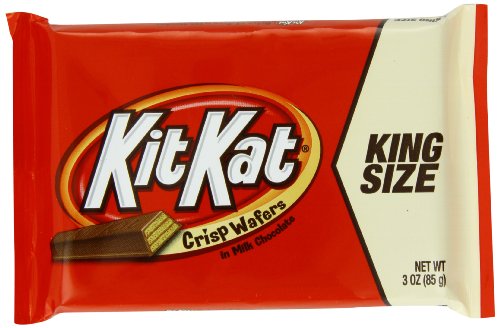 Kit Kat Candy Bar, Crisp Wafers In Milk Chocolate, 3 ounce Bars (Pack of 24) logo