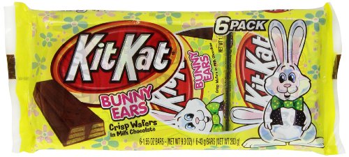 Kit Kat Easter Bunny Ear Bars, Crisp Wafers In Milk Chocolate, 6-count Packages (Pack of 4) logo