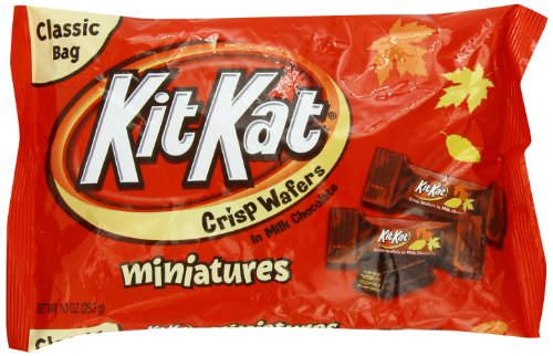 Kit Kat Miniatures, 10 ounce (Pack of 4) logo