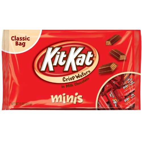 Kit Kat Minis, Crisp Wafers In Milk Chocolate, 11 ounce Bags (Pack of 4) logo