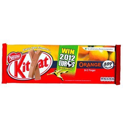 Kit Kat Orange 8x 2 Fingers 166g logo