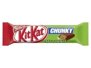 Kitkat Chunky Hazelnut, Limited Edition, Pack of 24 Bars (48 Grams) logo