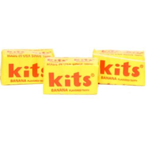 Kits Banana Taffy Candy 1lb Bag logo