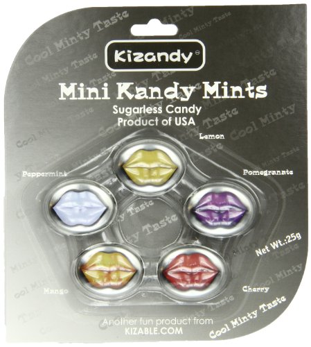 Kizandy Mini Mints Tins Blister Card, Everyday, 5 Count (Pack of 6) logo